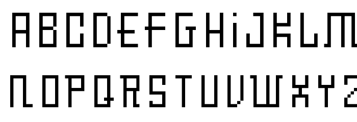 Futurepolis 3000 Font LOWERCASE