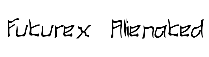 Futurex Alienated फ़ॉन्ट