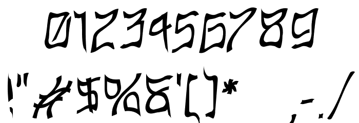 Futurex Alienated Font OTHER CHARS
