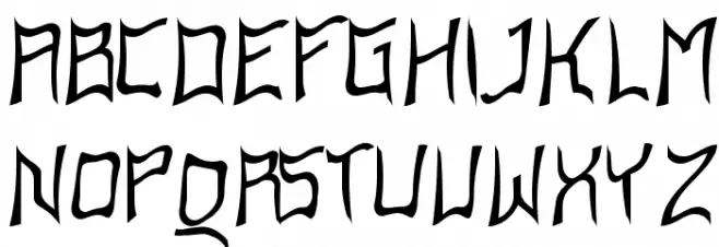 Futurex Alienated フォント 大文字