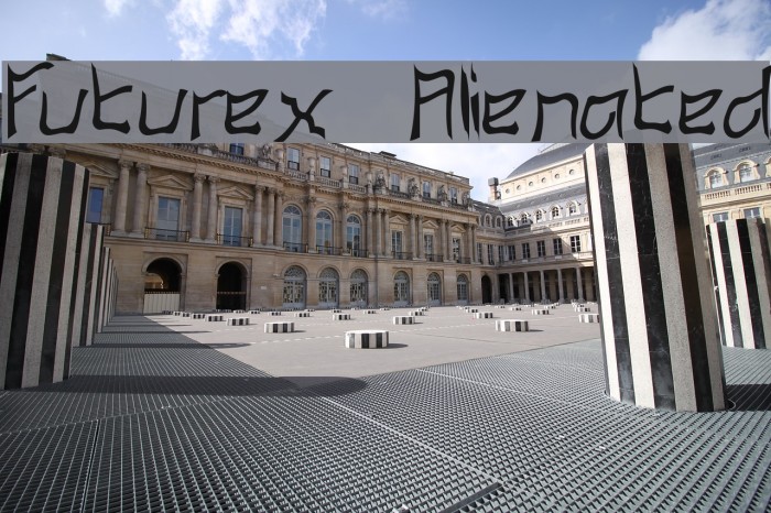 Futurex Alienated Font examples