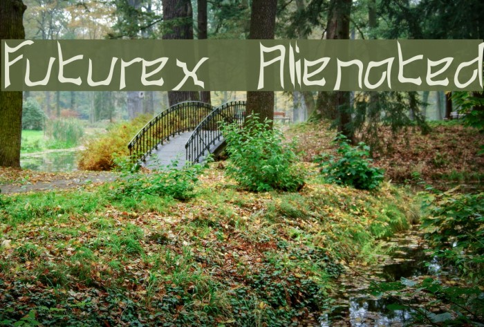 Futurex Alienated Font examples