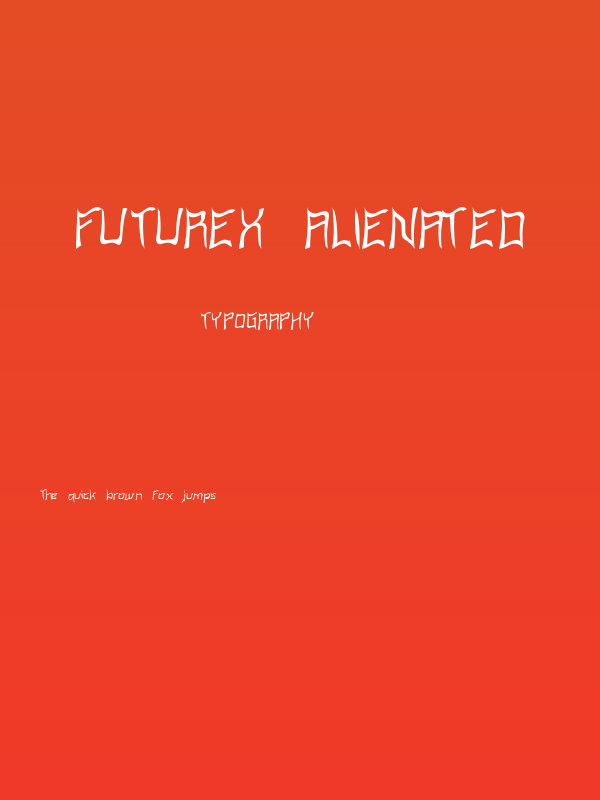 Futurex Alienated Poster