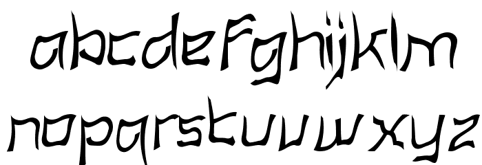 Futurex Alienated Font LOWERCASE