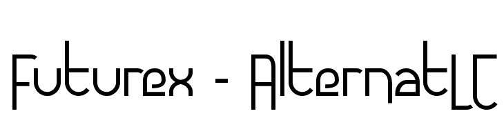 Futurex - AlternatLC  Frei Schriftart Herunterladen