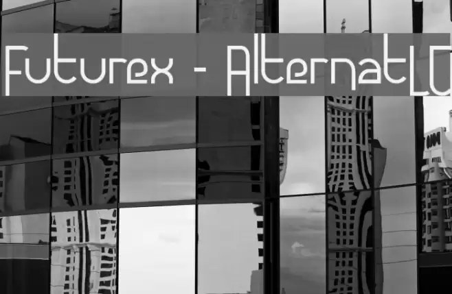 Futurex - AlternatLC Font examples