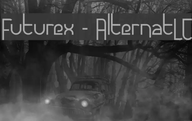 Futurex - AlternatLC Font examples