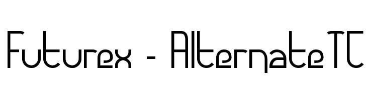 Futurex - AlternateTC  フリーフォントのダウンロード
