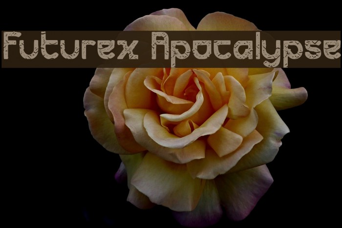Futurex Apocalypse Font examples
