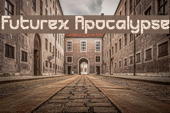 Futurex Apocalypse Font examples