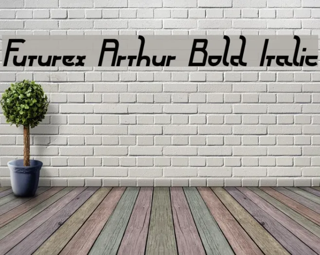 Futurex Arthur Bold Italic Example 1