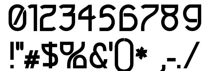 Futurex Arthur Bold Font OTHER CHARS