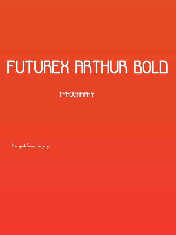 Futurex Arthur Bold Poster