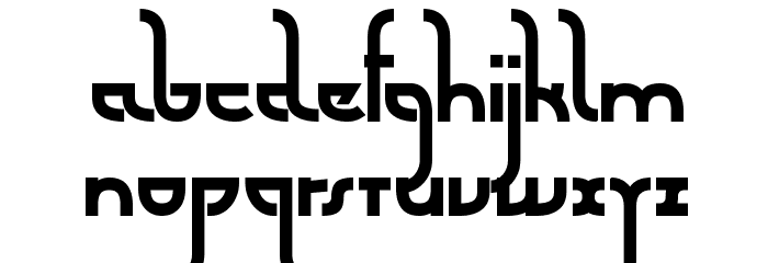 Futurex Arthur Bold Font LOWERCASE