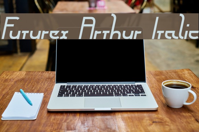 Futurex Arthur Italic Font examples