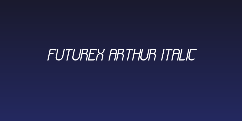 Futurex Arthur Italic Social Header