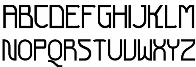 Futurex Arthur フォント 大文字