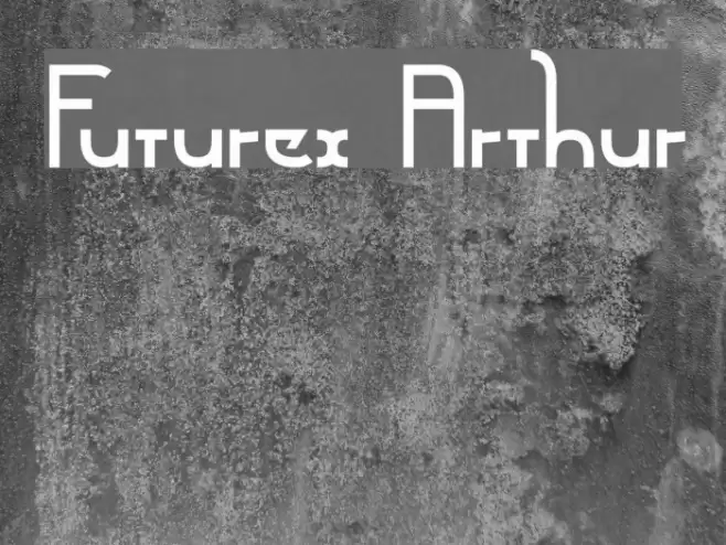 Futurex Arthur フォント examples