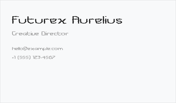 Futurex Aurelius Business Card