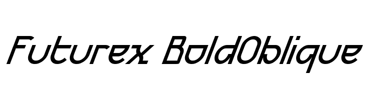 Futurex BoldOblique Font