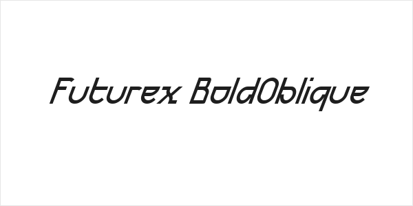 Futurex BoldOblique Logo