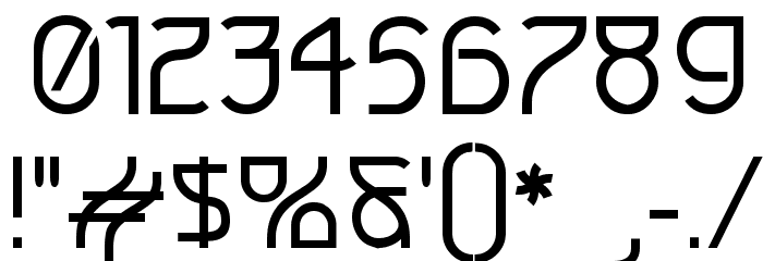 Futurex Crazyslab Font OTHER CHARS