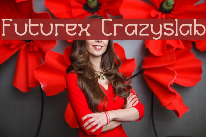 Futurex Crazyslab Font examples