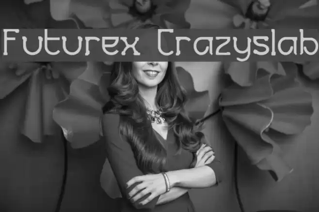 Futurex Crazyslab फ़ॉन्ट examples