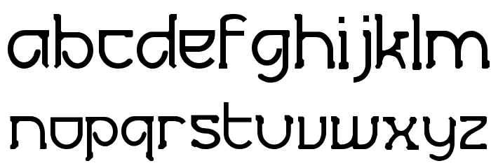 Futurex Crazyslab Font LOWERCASE