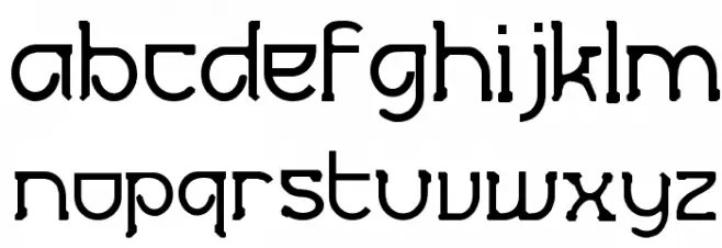 Futurex Crazyslab Font LOWERCASE
