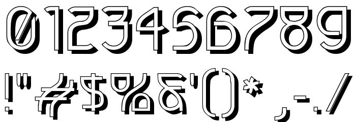 Futurex Deco Font OTHER CHARS