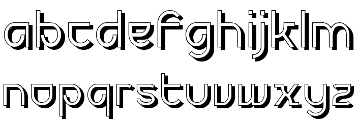 Futurex Deco Font LOWERCASE