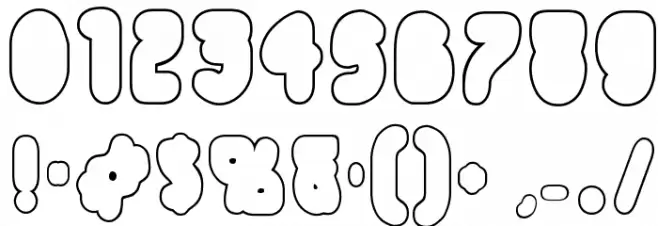 Futurex Distro - Numb Font OTHER CHARS