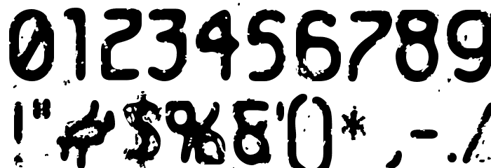 Futurex Distro - Survival Font OTHER CHARS