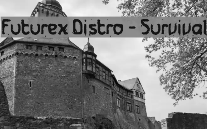 Futurex Distro - Survival Font examples