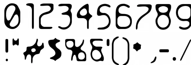 Futurex Distro - Wiped Out Font OTHER CHARS