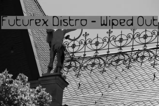 Futurex Distro - Wiped Out Font examples