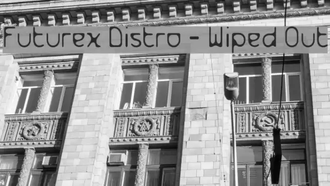Futurex Distro - Wiped Out Font examples