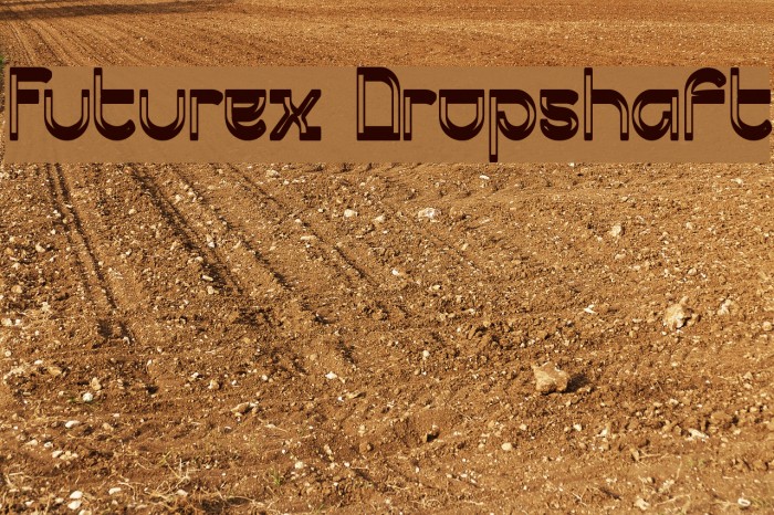 Futurex Dropshaft Font examples