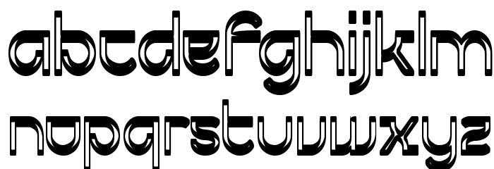Futurex Dropshaft Font LOWERCASE