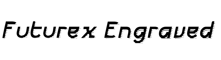 Futurex Engraved  フリーフォントのダウンロード