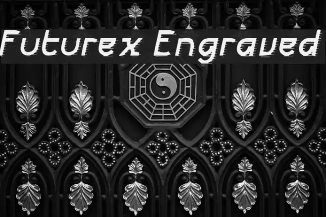Futurex Engraved Font examples
