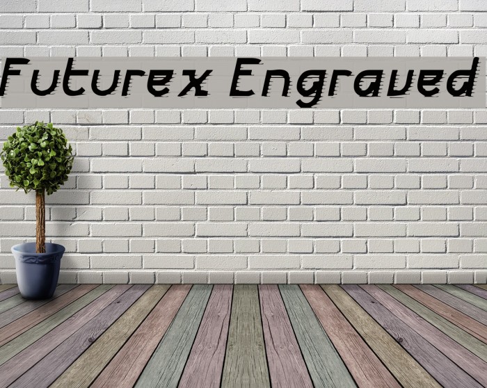 Futurex Engraved Font examples