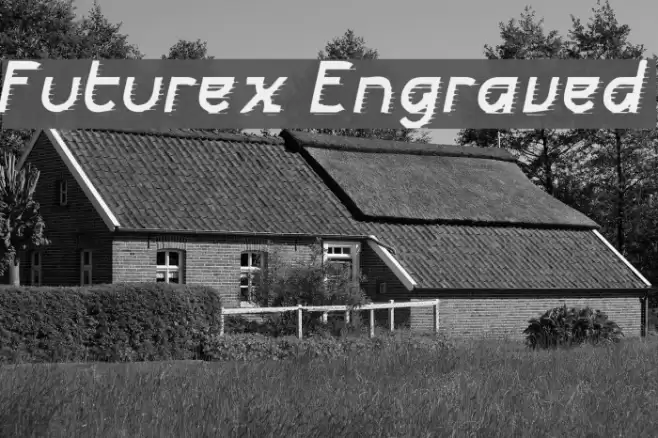 Futurex Engraved Font examples
