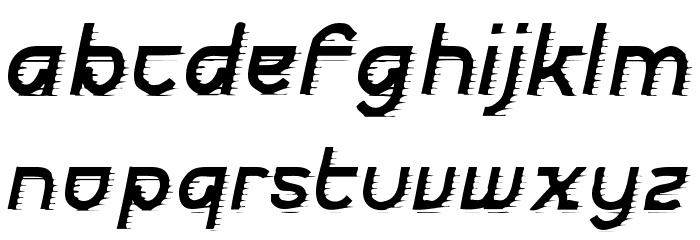 Futurex Engraved Font LOWERCASE