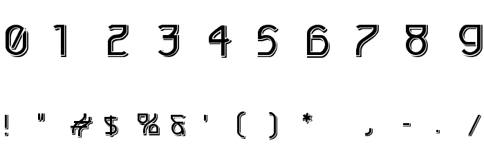 Futurex LX Font OTHER CHARS