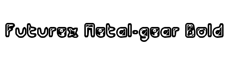 Futurex Metal-gear Bold  font caratteri gratis