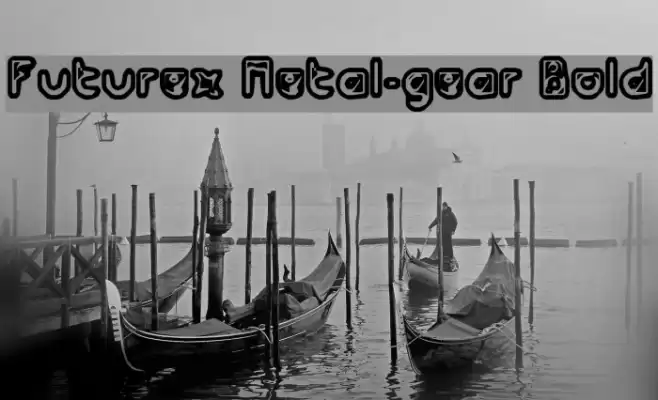 Futurex Metal-gear Bold Font examples