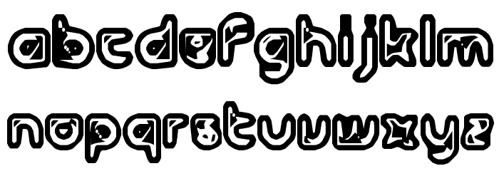 Futurex Metal-gear Bold フォント 小文字