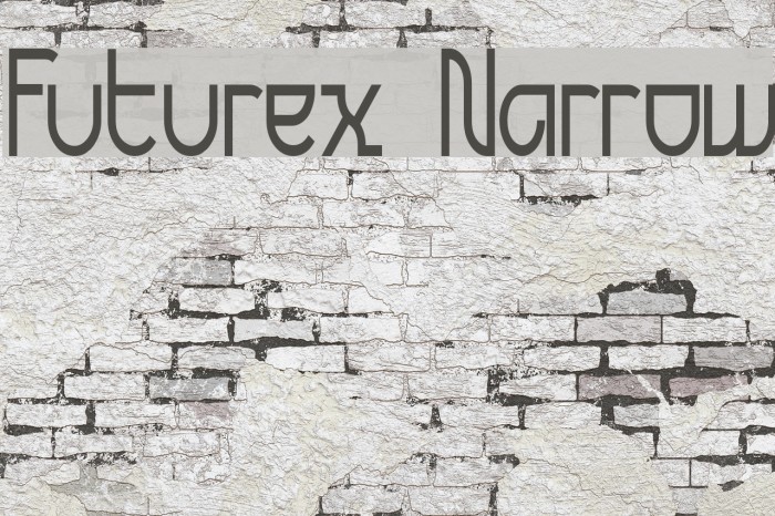 Futurex Narrow Font examples